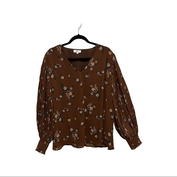 entro Tops - Plus Size Floral Print Blouse